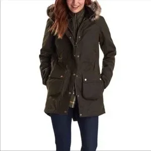 Barbour Jackets Coats Lightly Used Barbour Thrunton Faux